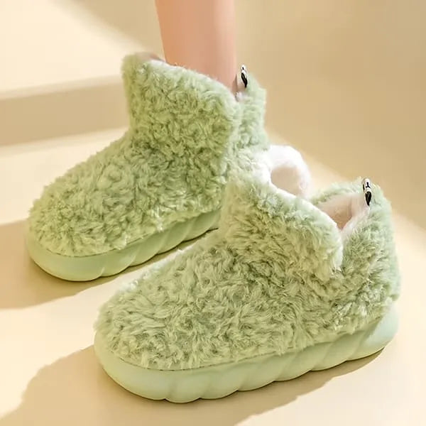 Warm Plush House Slippers Boots
