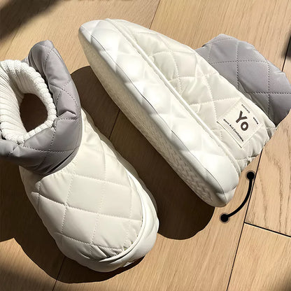 Waterproof Ankle Snow Boots Slip-On Shoes