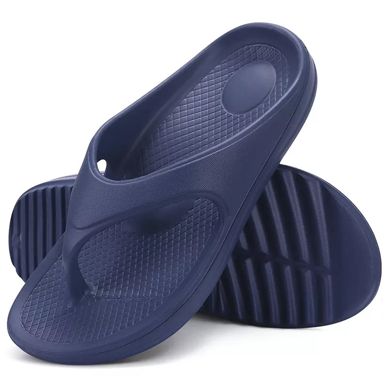 Men's orthopedic flip-flops with arch support