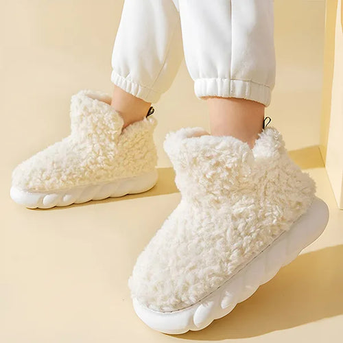 Warm Plush House Slippers Boots