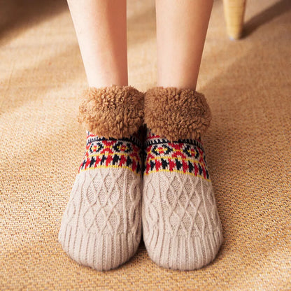 Thermal Slipper Socks in Fleece
