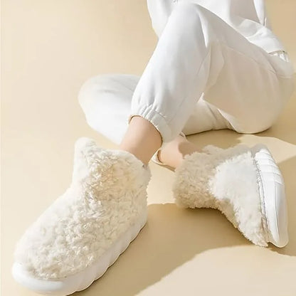 Warm Plush House Slippers Boots