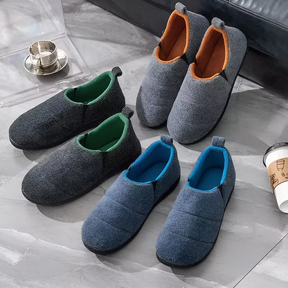 Warm cotton house slippers