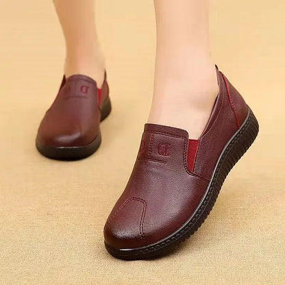 Wide Slip-Resistant Loafers Casual Shoes for Women