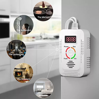 Gas Leak Sensor and Carbon Monoxide Detector