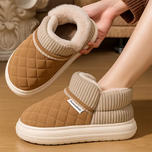 Ugg Winter Slippers in Plush with Thick Non-Slip Sole