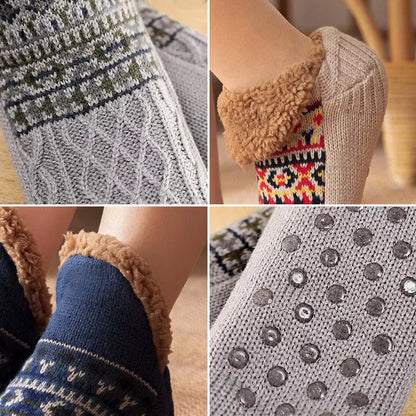 Thermal Slipper Socks in Fleece