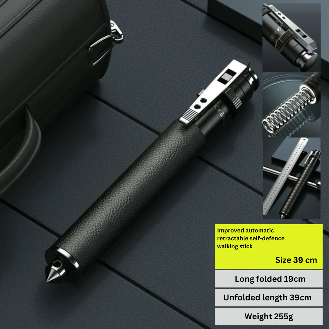 Bastone da Trekking Automatico con Impugnatura Antiscivolo Ð Stabilità e Sicurezza per Ogni Avventura 3