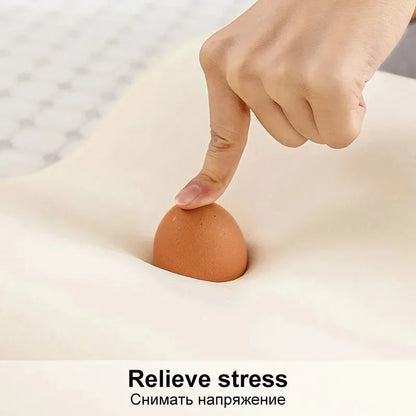 Orthopedic Memory Foam Pillow for the Cervical Area - Ergonomic Support Ideal for Maternity and Comfortable Sleep