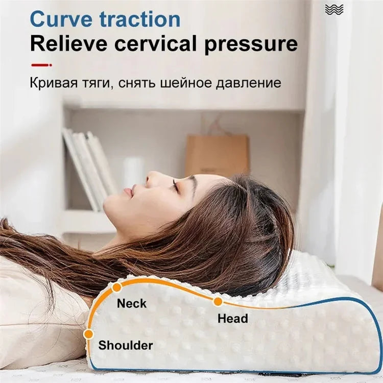 Orthopedic Memory Foam Pillow for the Cervical Area - Ergonomic Support Ideal for Maternity and Comfortable Sleep