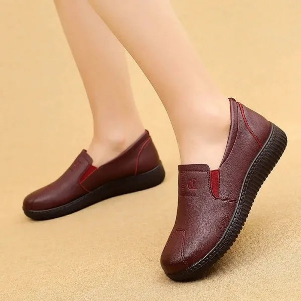 Wide Slip-Resistant Loafers Casual Shoes for Women