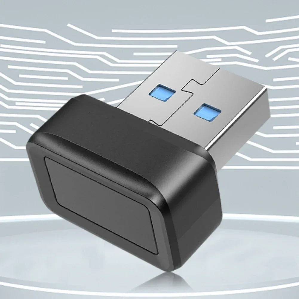 USB Fingerprint Reader for Windows with 360° Recognition – Biometric Security for PC, Quick Access and Encryption