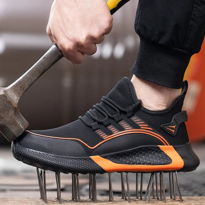 Lightweight and Breathable Work Shoes