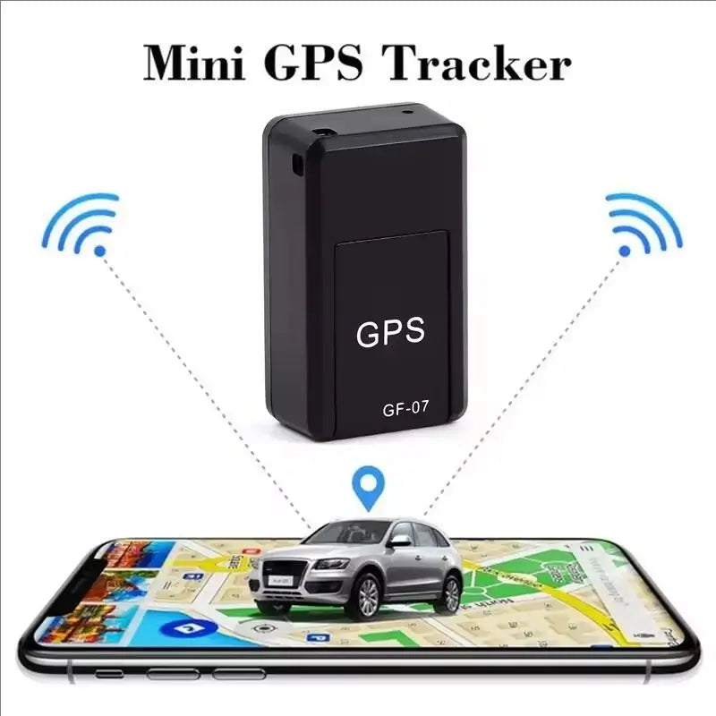Compact Magnetic GPS Tracker for Car and Motorcycle - Real-Time Monitoring