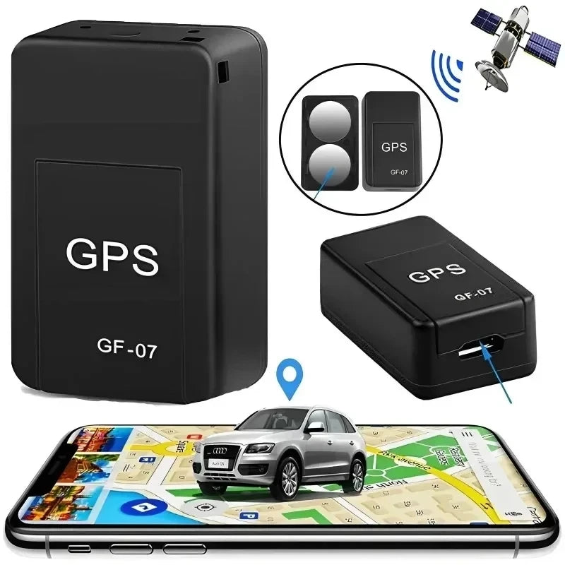 Mini Magnetic GPS Tracker - Car GPS Locator with App