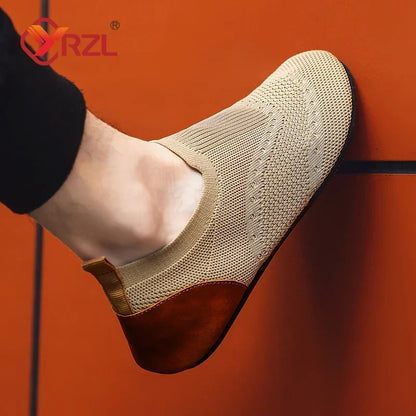 Men's Summer Breathable Mesh Moccasins - Comfortable Casual Slip-On Shoes