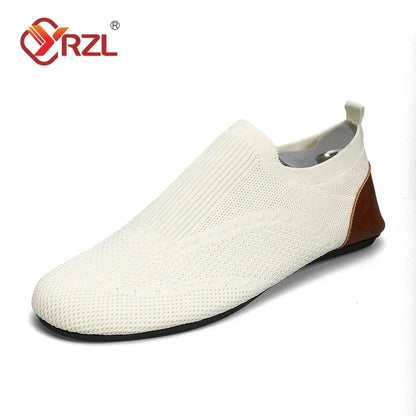 Men's Summer Breathable Mesh Moccasins - Comfortable Casual Slip-On Shoes