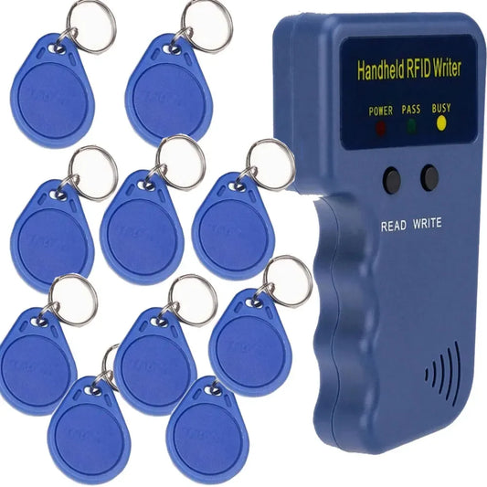 Portable 125KHz RFID Programmer for Duplication and Writing of Cards and Keys – Easy to Use with LED Indicator