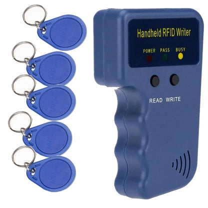 Portable 125KHz RFID Programmer for Duplication and Writing of Cards and Keys – Easy to Use with LED Indicator