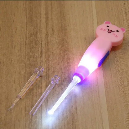 Ear Cleaner with LED Torch for Children - Fun and Safe Design