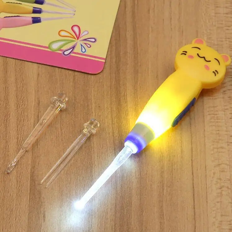 Ear Cleaner with LED Torch for Children - Fun and Safe Design