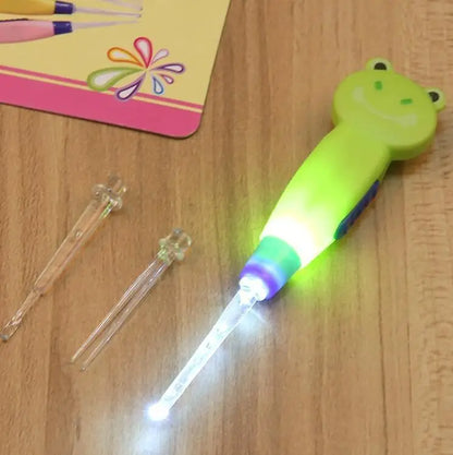 Ear Cleaner with LED Torch for Children - Fun and Safe Design