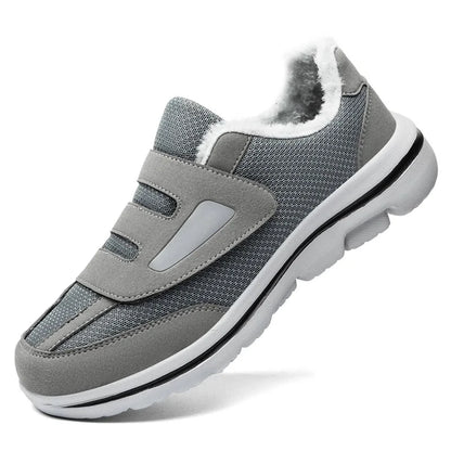 Comfortable Winter Shoes for Elderly with Wide Toe - Diabetic Footwear for Swollen Feet and Orthopedic Support