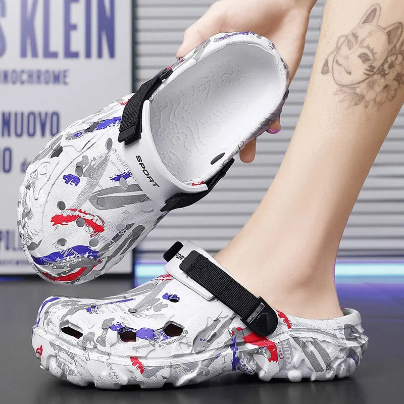 Men's Summer Sandals Comfortable Large Sizes 47, Lightweight and Breathable Design