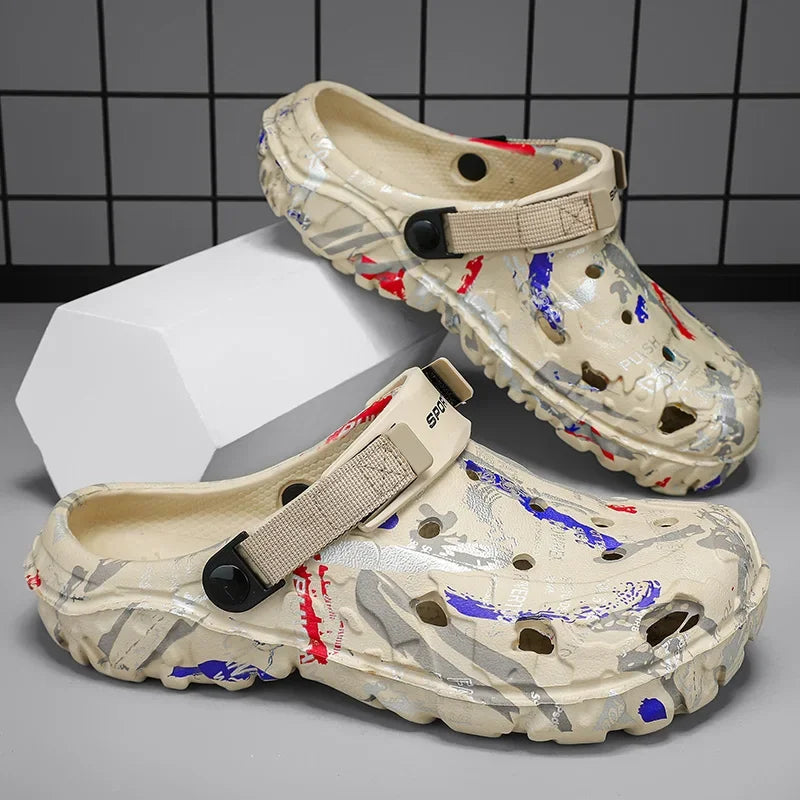 Men's Summer Sandals Comfortable Large Sizes 47, Lightweight and Breathable Design