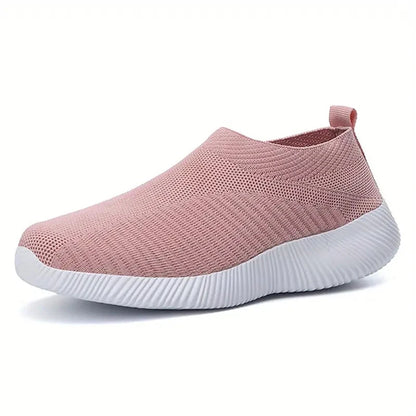 Women's Slip-On Shoes Pink - Lightweight and Comfortable Sneakers for Walking
