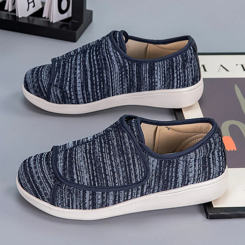 Light Orthopedic Shoes for Diabetics with Adjustable Closure and High Arch Support