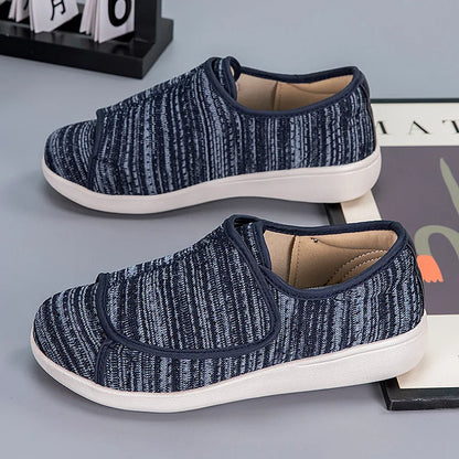 Light Orthopedic Shoes for Diabetics with Adjustable Closure and High Arch Support