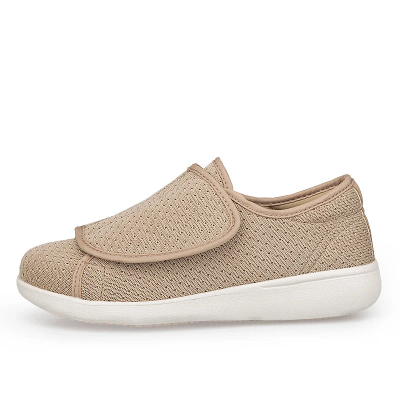 Light Orthopedic Shoes for Diabetics with Adjustable Closure and High Arch Support