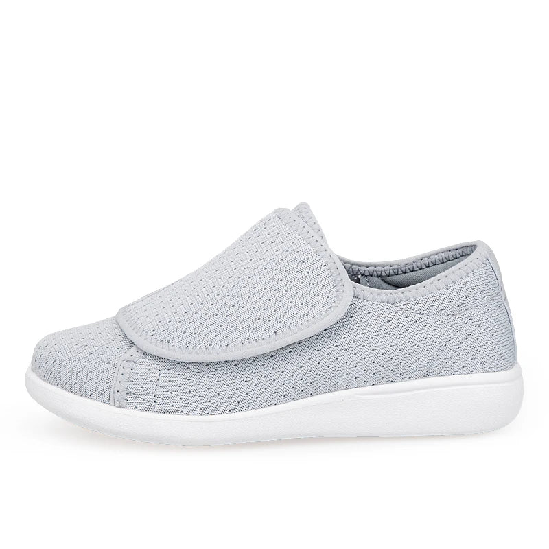 Light Orthopedic Shoes for Diabetics with Adjustable Closure and High Arch Support