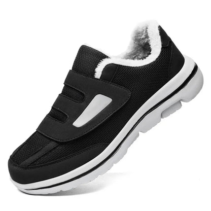 Comfortable Winter Shoes for Elderly with Wide Toe - Diabetic Footwear for Swollen Feet and Orthopedic Support