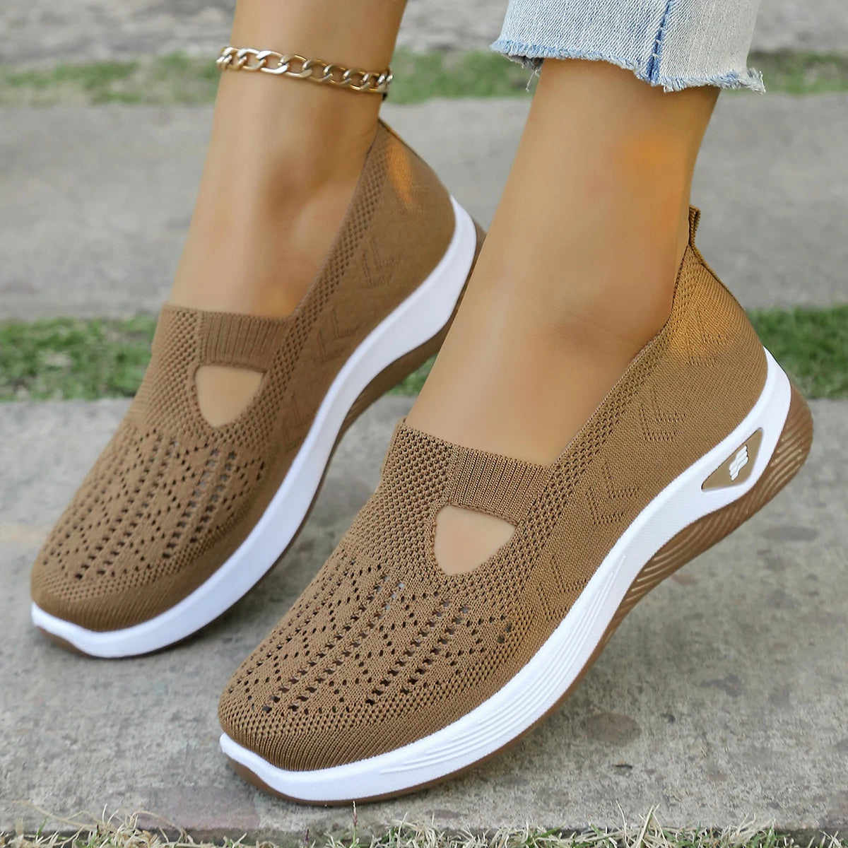 Sneaker Donna Casual Leggere e Comode per Tutte le Stagioni - Scarpe Estive Piatte e Traspiranti 7