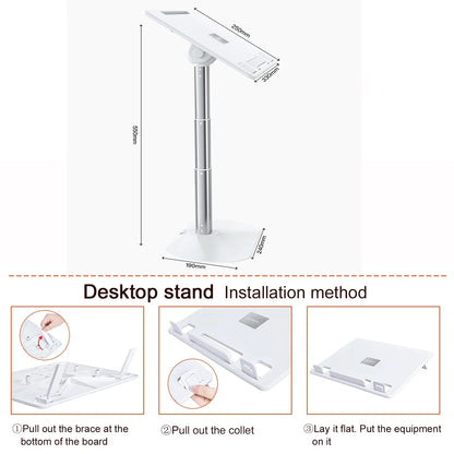 Ergonomic Foldable Aluminum Laptop Stand for Laptops and Tablets