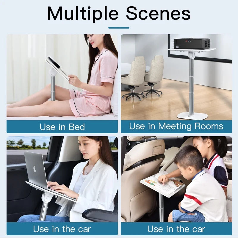 Ergonomic Foldable Aluminum Laptop Stand for Laptops and Tablets