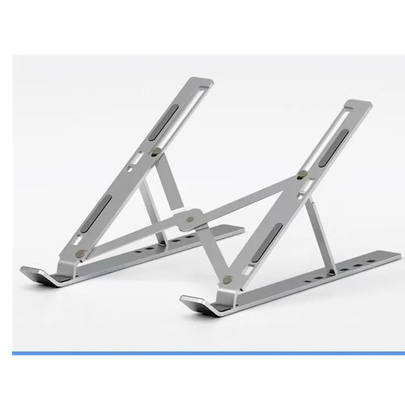 Foldable Aluminum Laptop Stand - Ergonomic and Ventilated Design