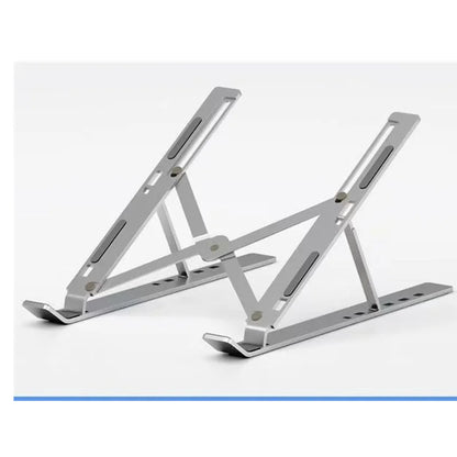 Foldable Aluminum Laptop Stand - Ergonomic and Ventilated Design