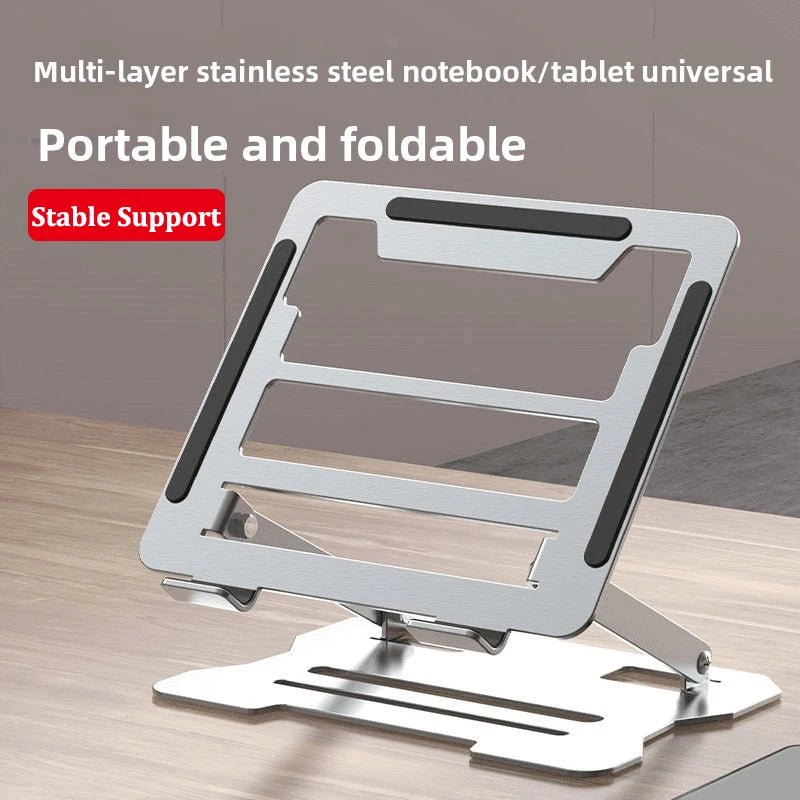 Foldable Laptop Stand - Adjustable and Portable Support for Laptops