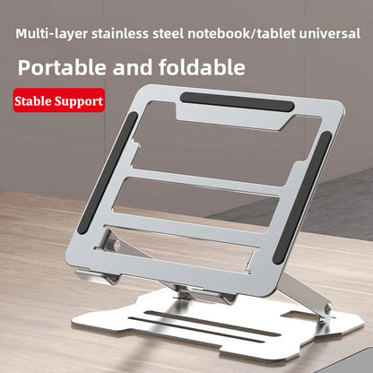 Foldable Laptop Stand - Adjustable and Portable Support for Laptops