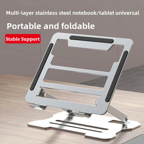Foldable Laptop Stand - Adjustable and Portable Support for Laptops