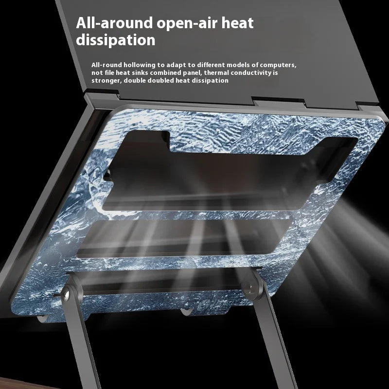 Foldable Laptop Stand - Adjustable and Portable Support for Laptops