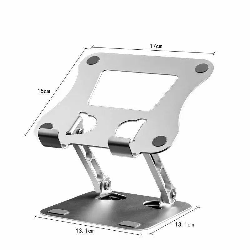 Adjustable Aluminum Alloy Tablet Stand - Foldable and Portable