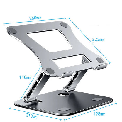 Adjustable Aluminum Alloy Tablet Stand - Foldable and Portable