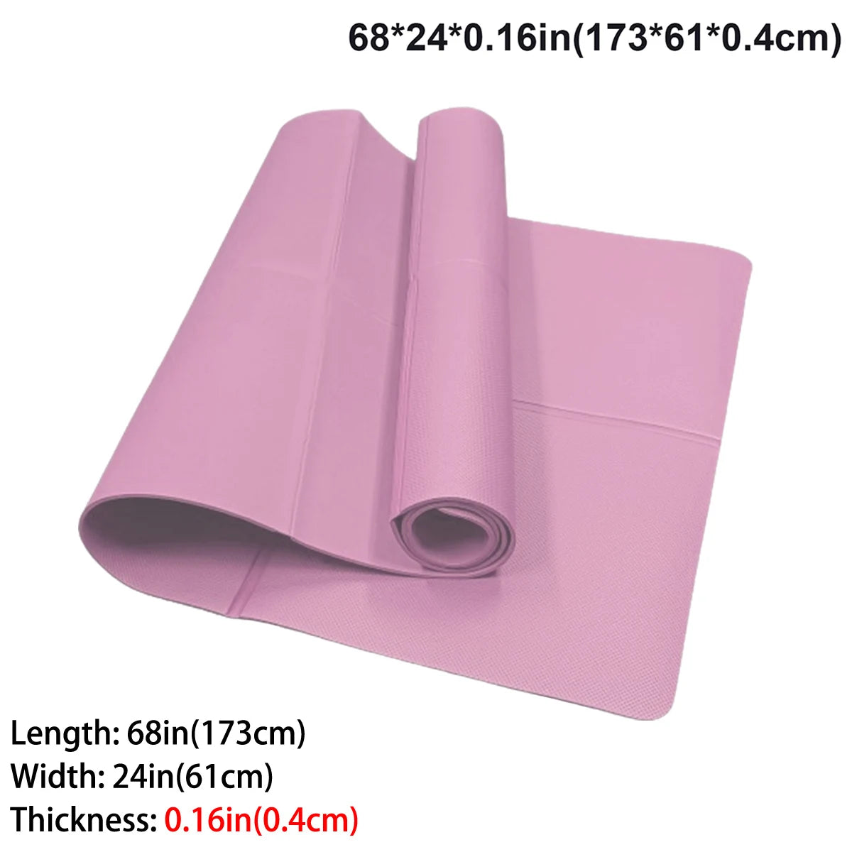 Professional Foldable Yoga Mat in Eco-friendly EVA for Fitness and Pilates 3mm/4mm/6mm
