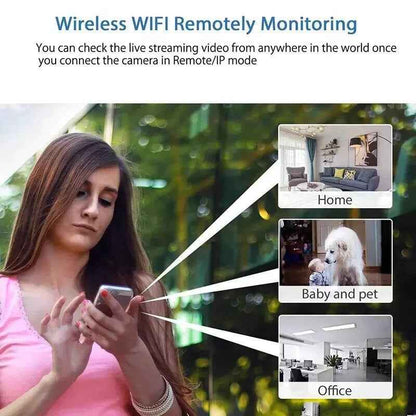 Telecamera di Sorveglianza Wi-Fi Compatta con Visione Notturna Ð Sicurezza Efficace per Casa e Ufficio 1