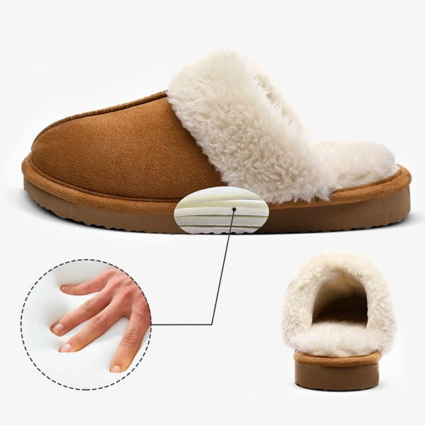 Padded Fur Slippers Hugg Style