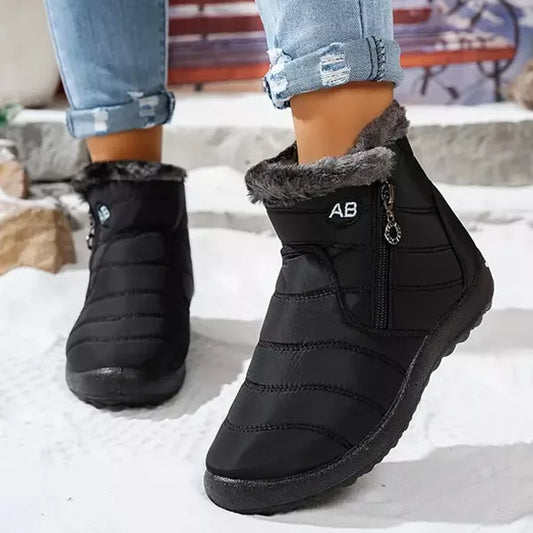 Soft Plush Winter Ankle Boots for Women